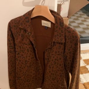 Universal Thread Leopard utility jacket XS